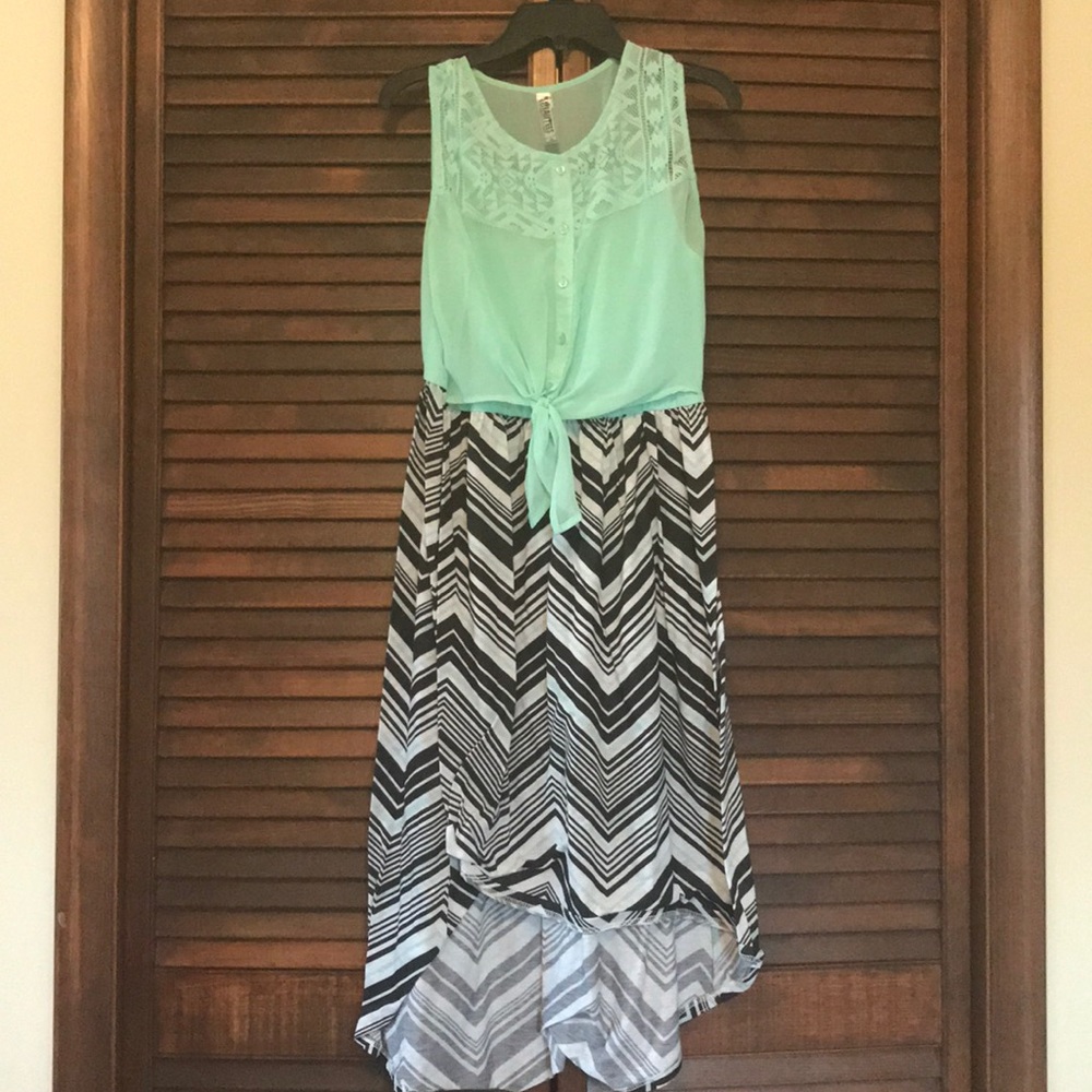 Teal Girls Dress